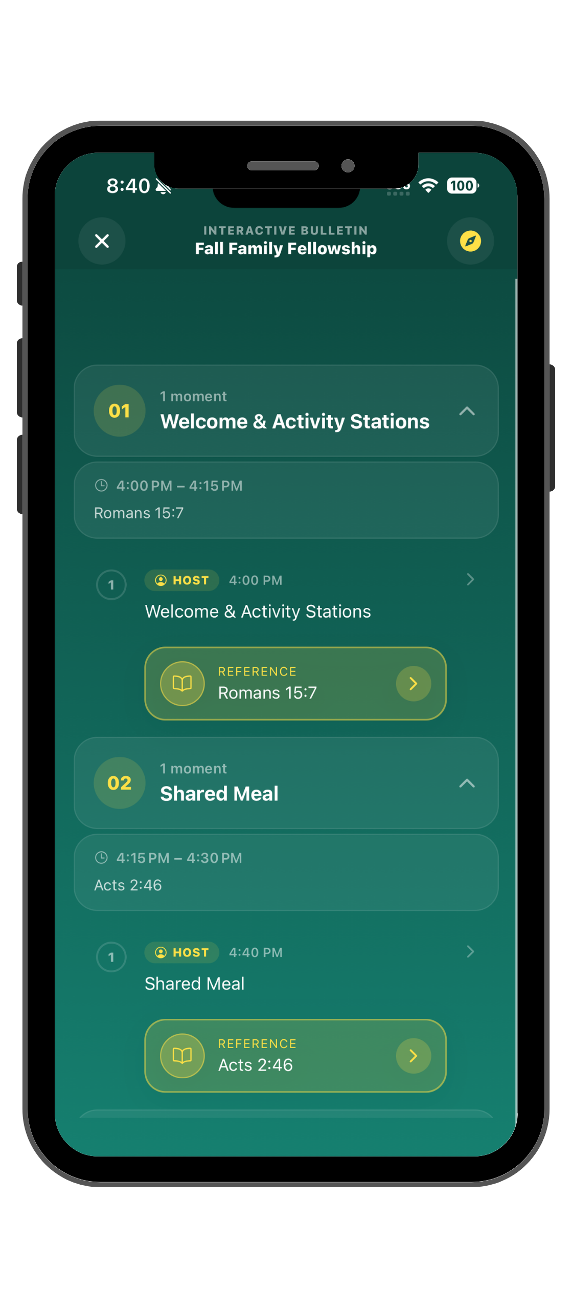 Interactive Bulletin